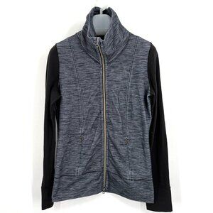 Lululemon Daily Yoga Jacket - Coco Pique Black / Black Size 6
